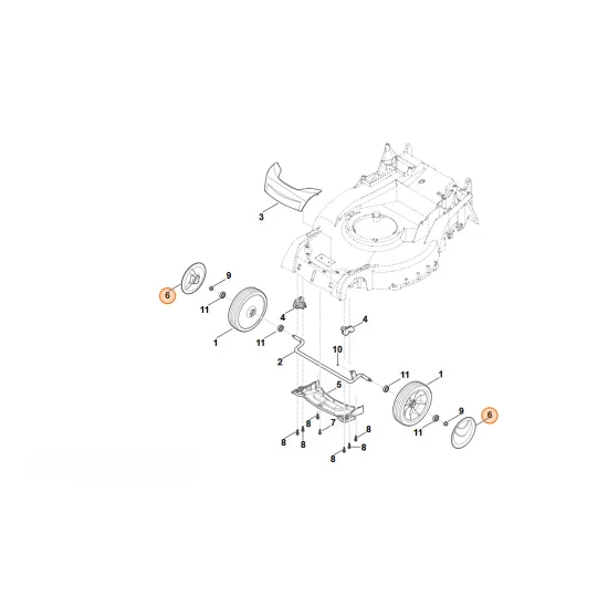 Stihl  Kołpak koła 6375 704 0300